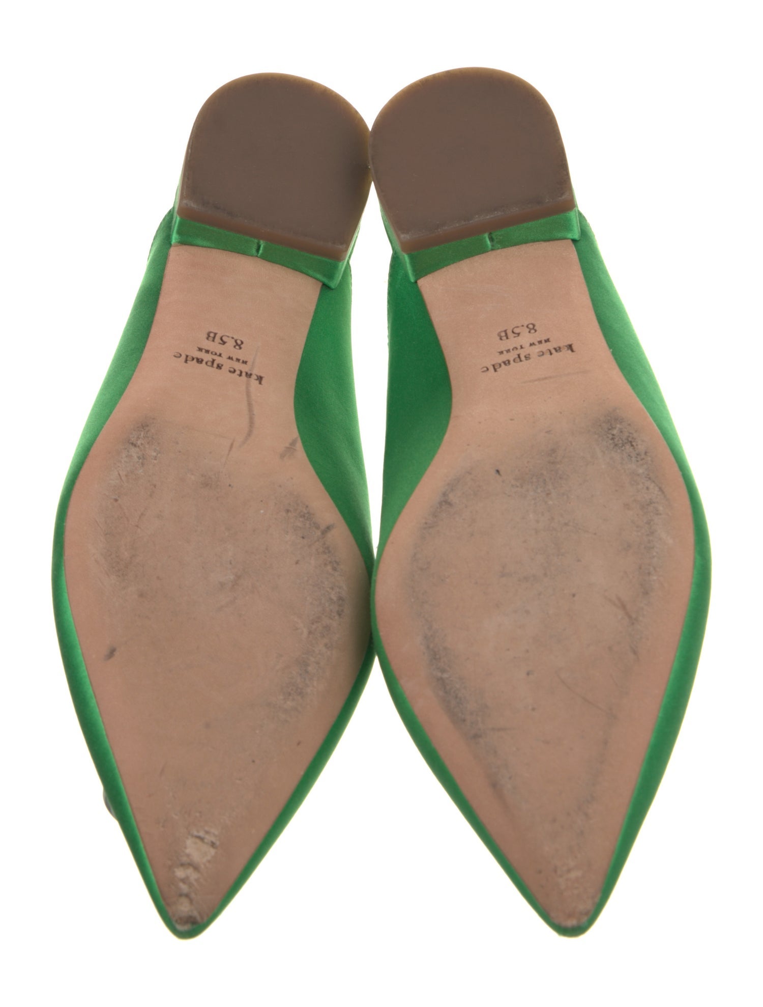 Kate Spade New York Satin Crystal Embellishments Mules